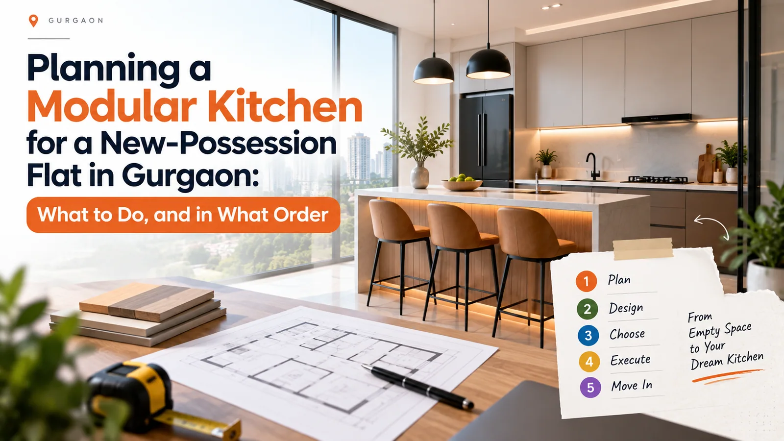 Planning kitchen in gurgaon