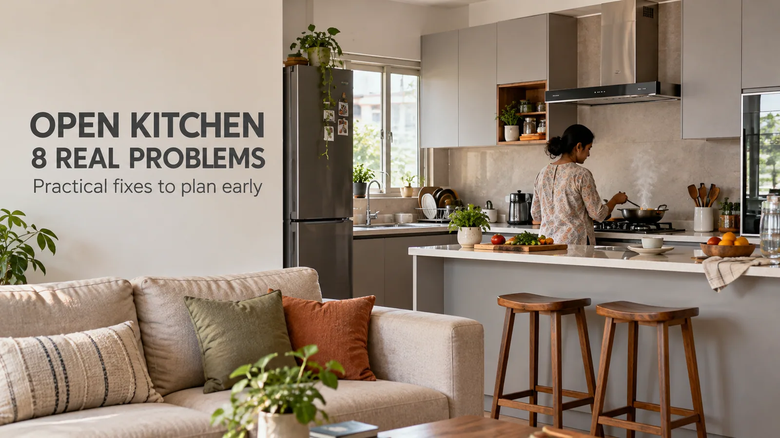 Common open kitchen problems and practical fixes