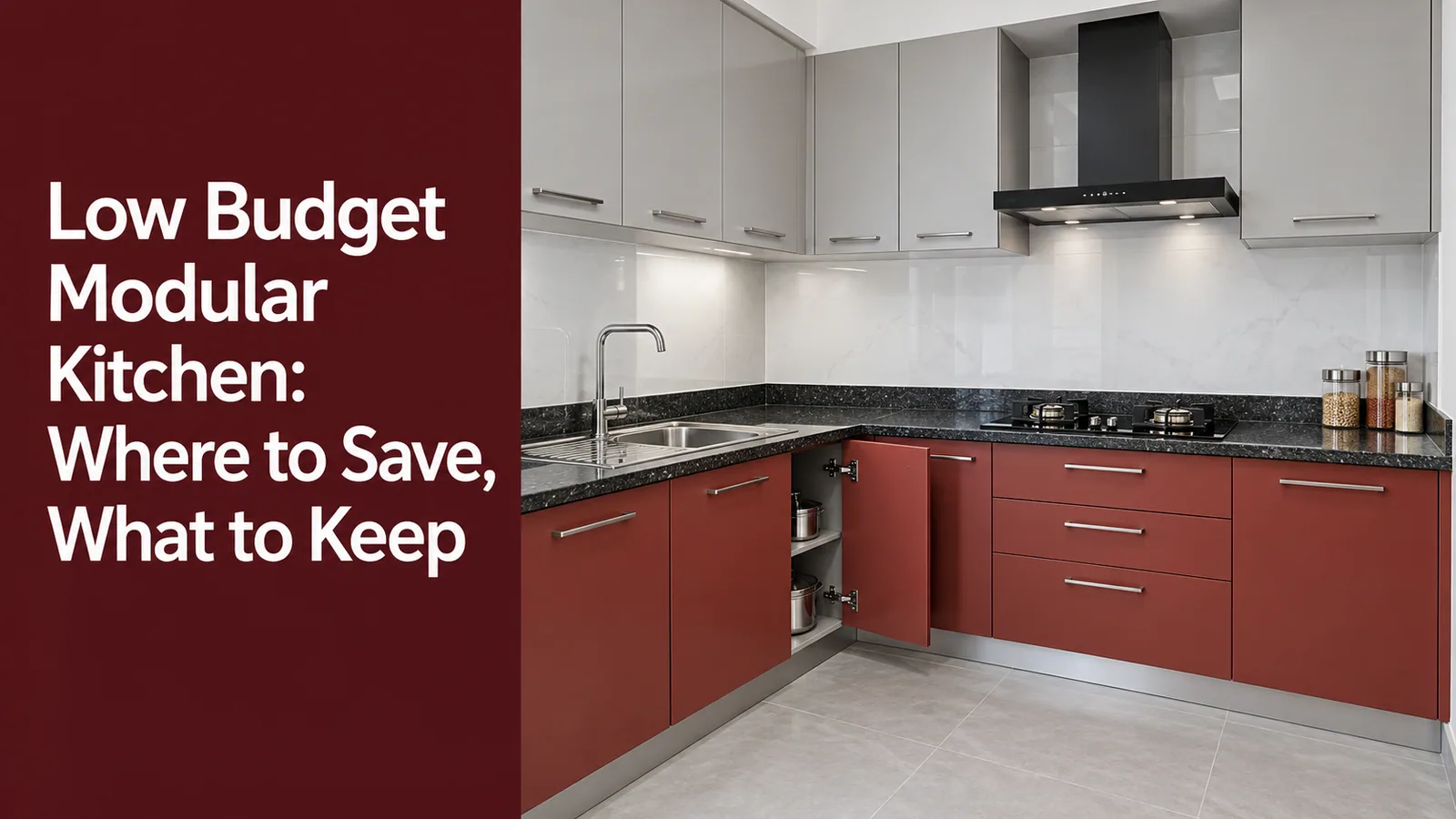 Modular kitchen lowee budget idea