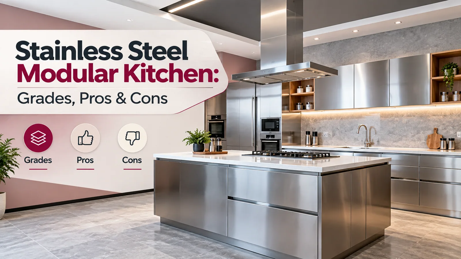 Steel Modular Kitchen